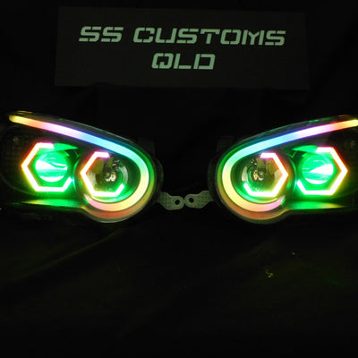 Subaru Impreza WRX Blobeye DRL headlights
