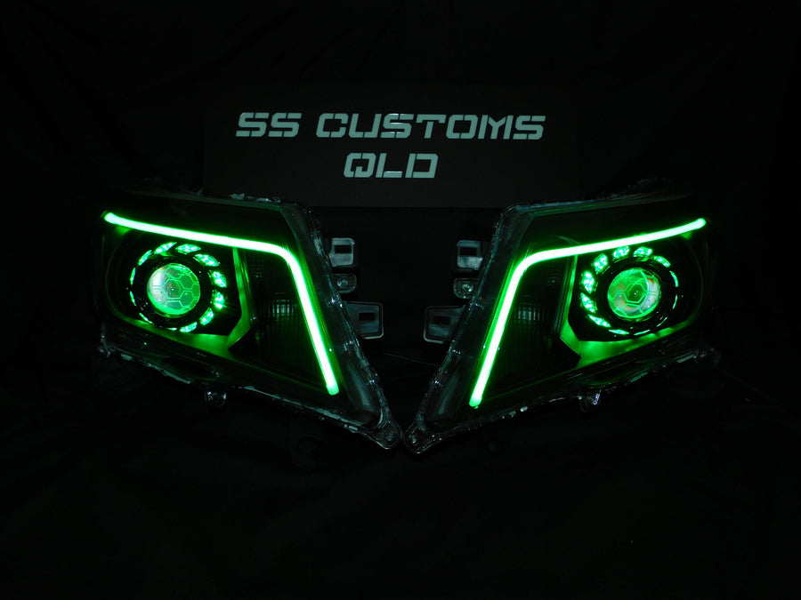 Nissan Navara D23 NP300 custom headlights 2015 - onwards
