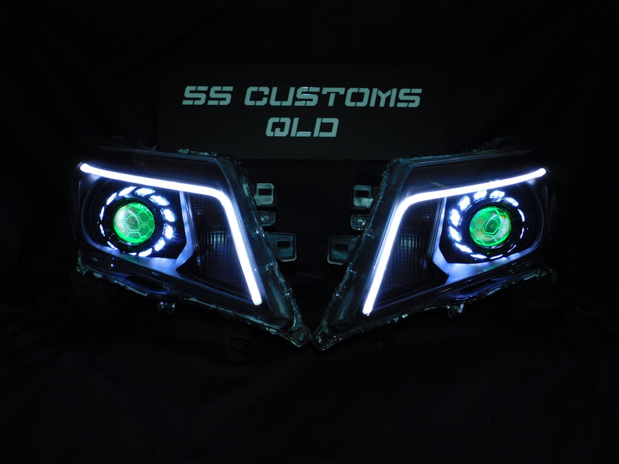 Nissan Navara D23 NP300 custom headlights 2015 - onwards
