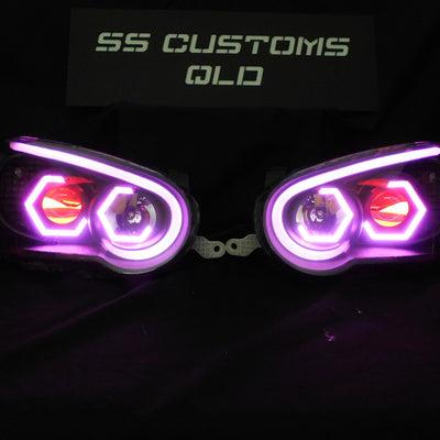 Subaru Impreza WRX Blobeye DRL headlights