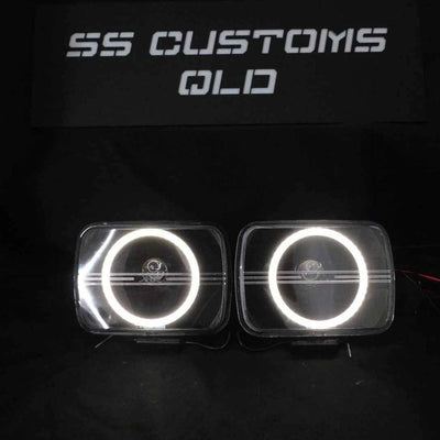 7x5 Mini Bi-LED Projector Custom Headlights - Circles