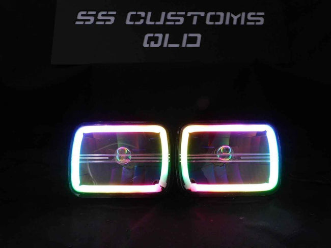 7x5 Mini Bi-LED Projector Custom Headlights - Square
