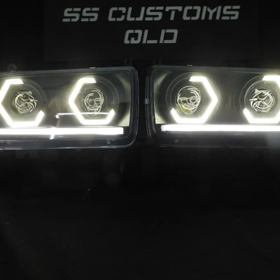 Toyota Landcruiser 80 Series Quad projectors