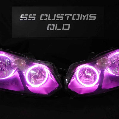 Volkswagen Golf MK6 Circle Halos Custom LED Headlights