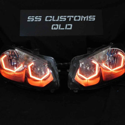 Volkswagen Golf MK6 Hex Halos Custom LED Headlights