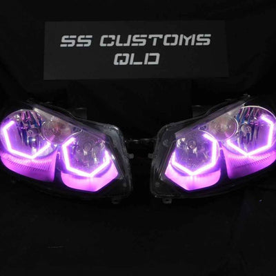Volkswagen Golf MK6 Hex Halos Custom LED Headlights